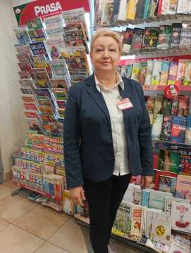 Agnieszka Wojciechowska z placówki pocztowej w Tychowie 