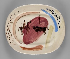 Pablo Picasso, Corrida na białym tle, 1948, Muzeum Narodowe w Warszawie, fot. Piotr Ligier, © 2026 Succession Picasso