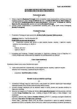 Pobierz Regulamin trzeciego przetargu Gdańsk ul  Trakt Św  Wojciecha 281