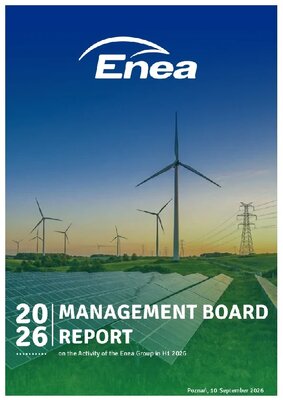 Management Board Report on the Activity of the Enea Group H1 2026