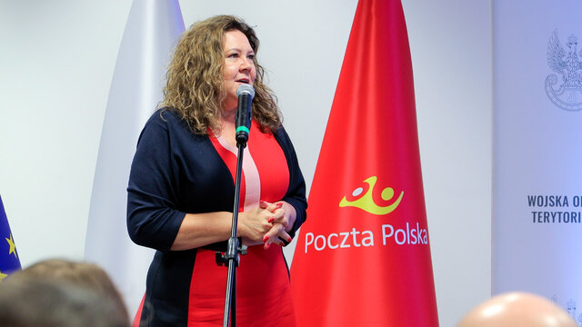 Prezes Zarządu Poczty Polskiej Magdalena Gaj 