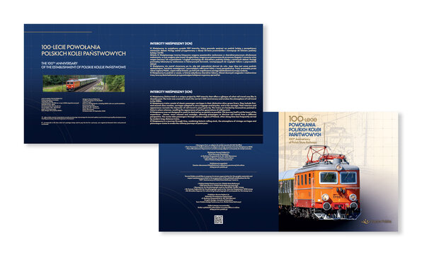 100 lat PKP - folder 