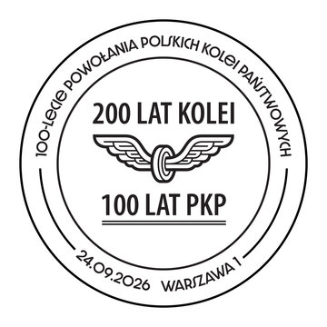 100 lat PKP - datownik 