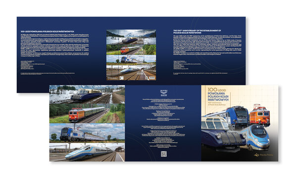 100 lat PKP - folder 