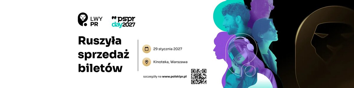 Rusza sprzedaż biletów na PSPR Day 2027 i Galę Konkursu Lwy PR 2026