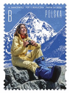Znaczek - Wanda Rutkiewicz 