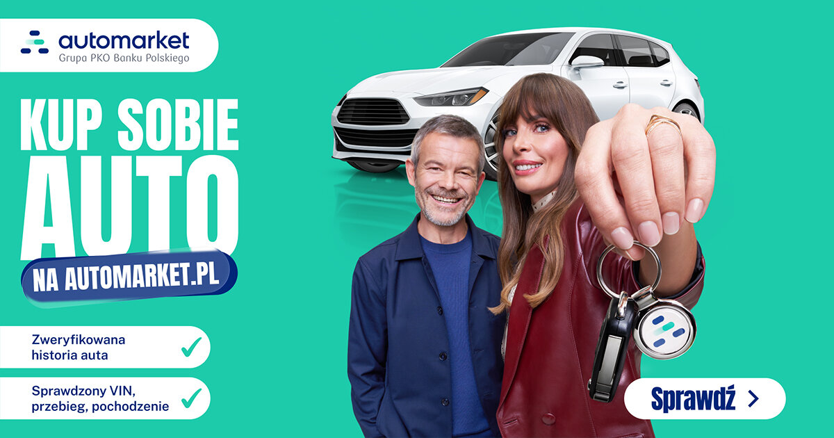 PKO Bank Polski ruszył z ogólnopolską kampanią reklamową serwisu Automarket.pl. W spotach Agnieszka Dygant i Jacek Braciak