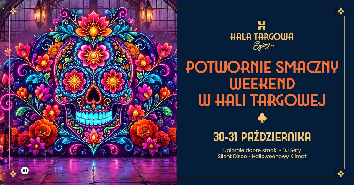 Silent Disco, muzyka na żywo i jesienne warsztaty. Co będzie się działo w Hali Targowej w Gdańsku?