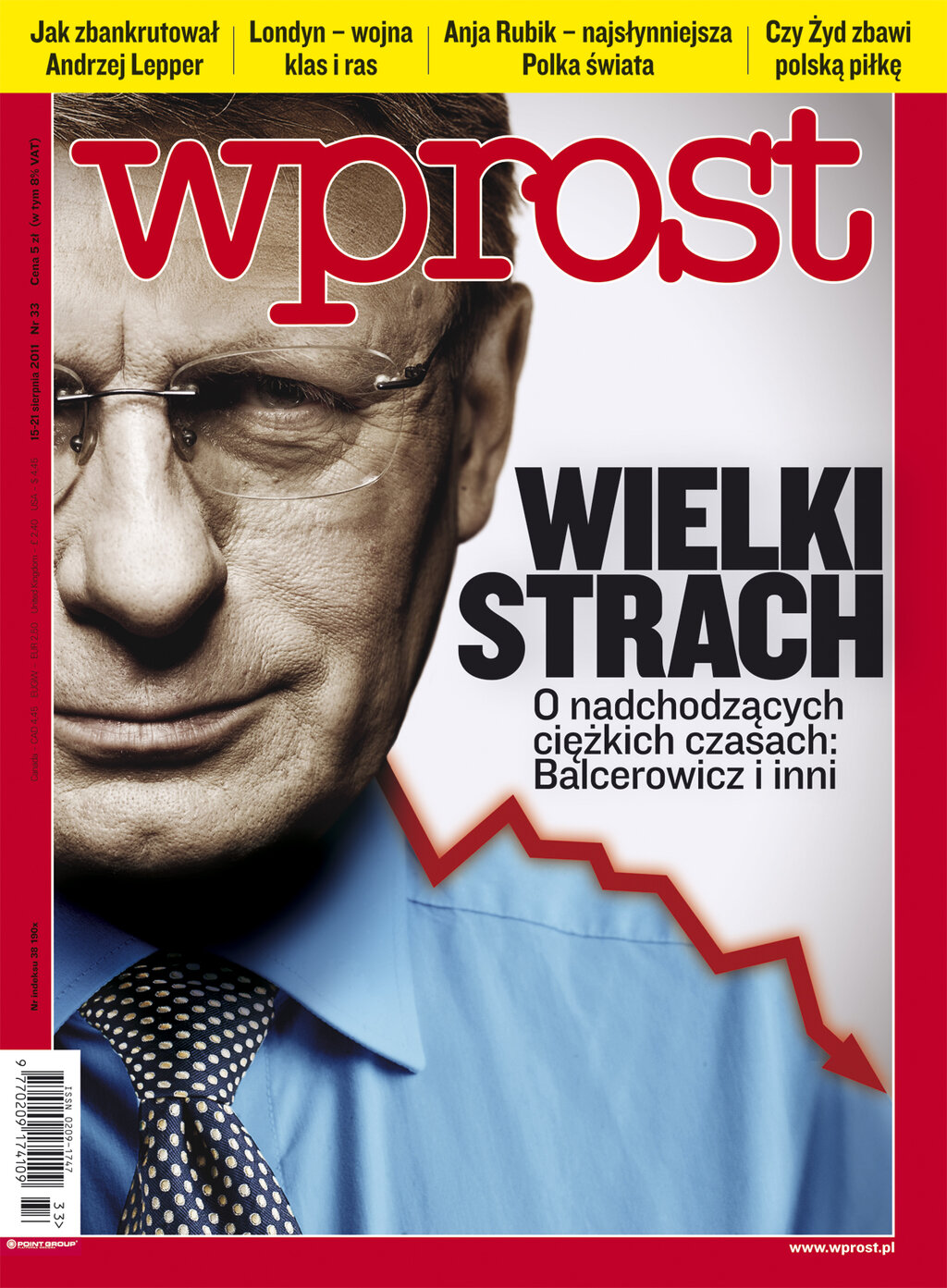 Okładka WPROST NR 33/2010