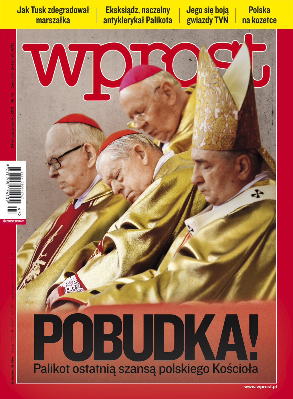 Okładka WPROST NR 43/2011