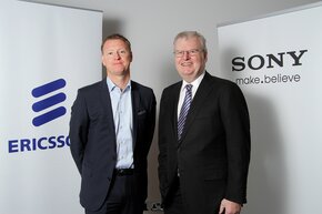 Hans Vestberg, President and CEO of Ericsson and Sir Howard Stringer, Sony's Chairman, Chief Executive Officer and President.jpg