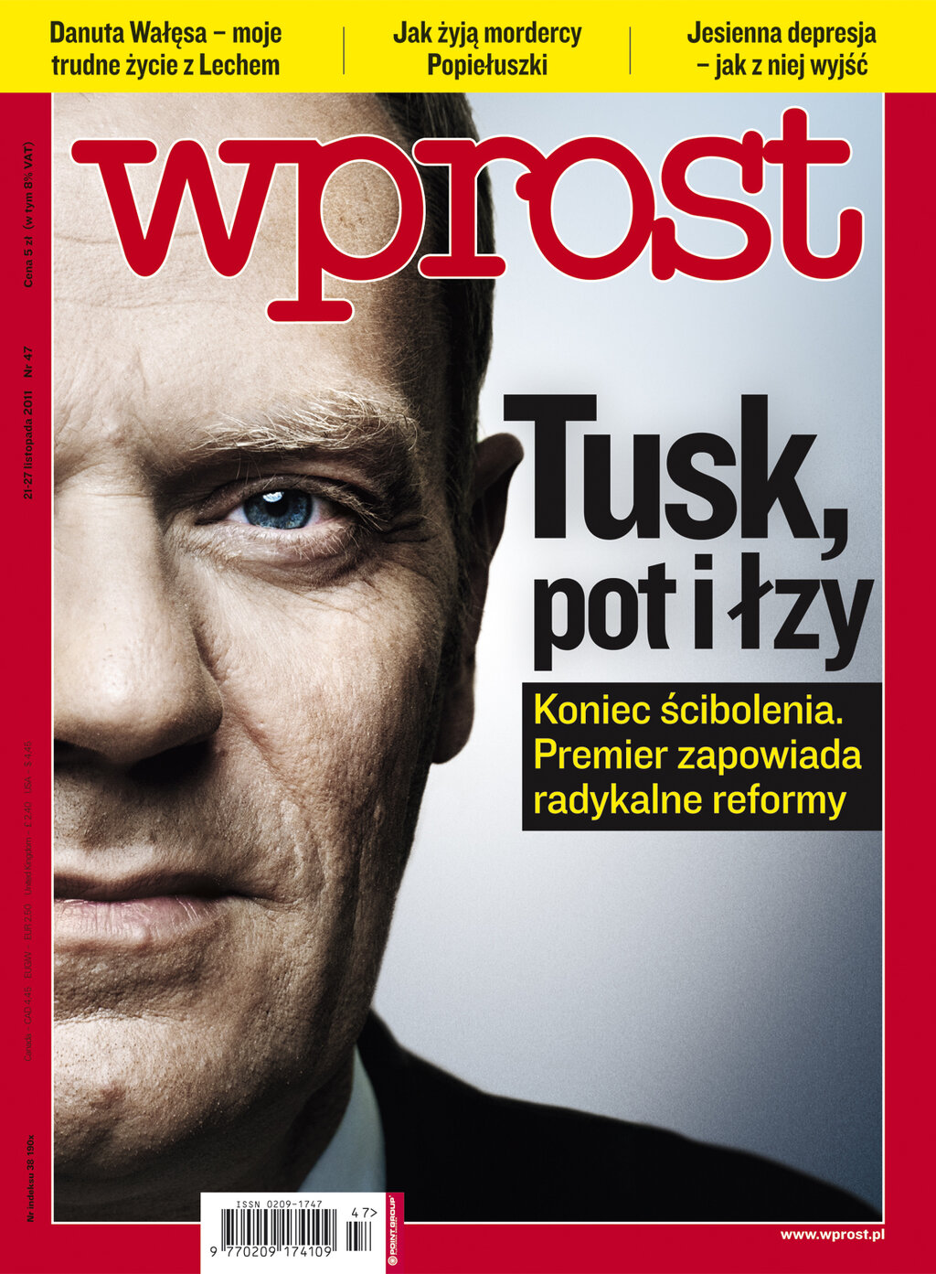 Okładka WPROST NR 47/2011