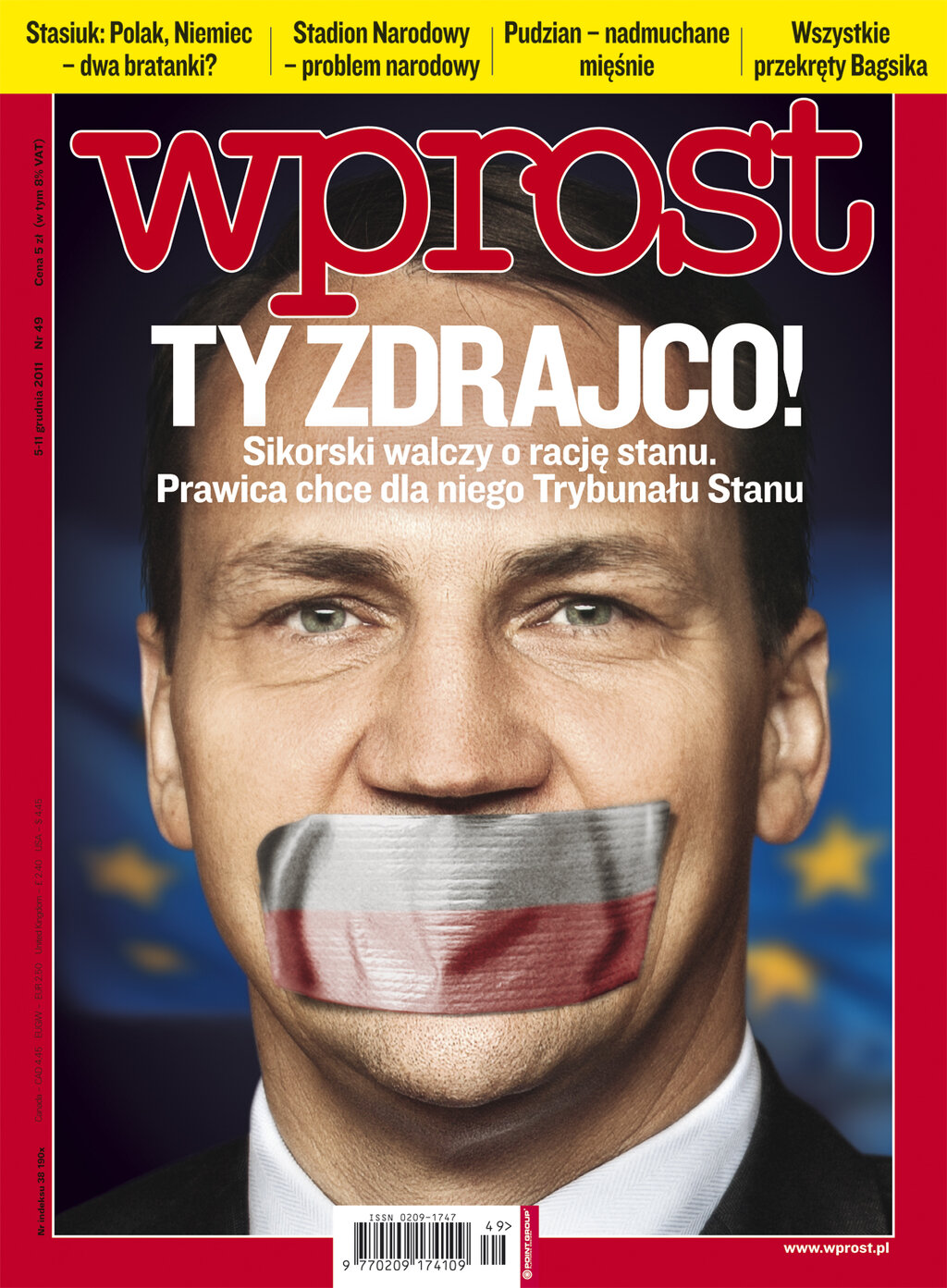Okładka WPROST NR 49/2011