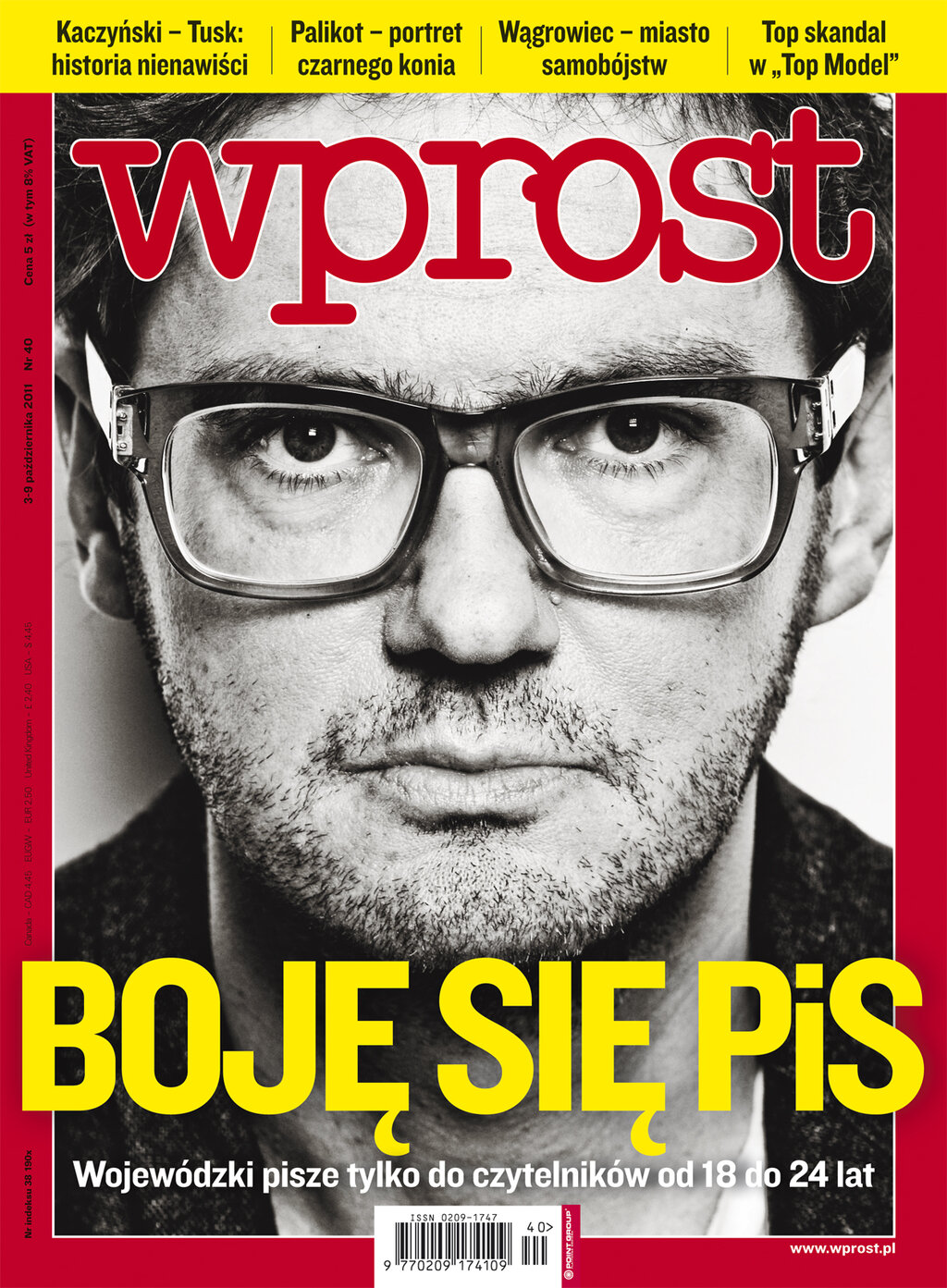 Okładka WPROST Nr 40/2011