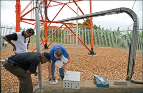 Instalacja stacji pogodowych w Afryce