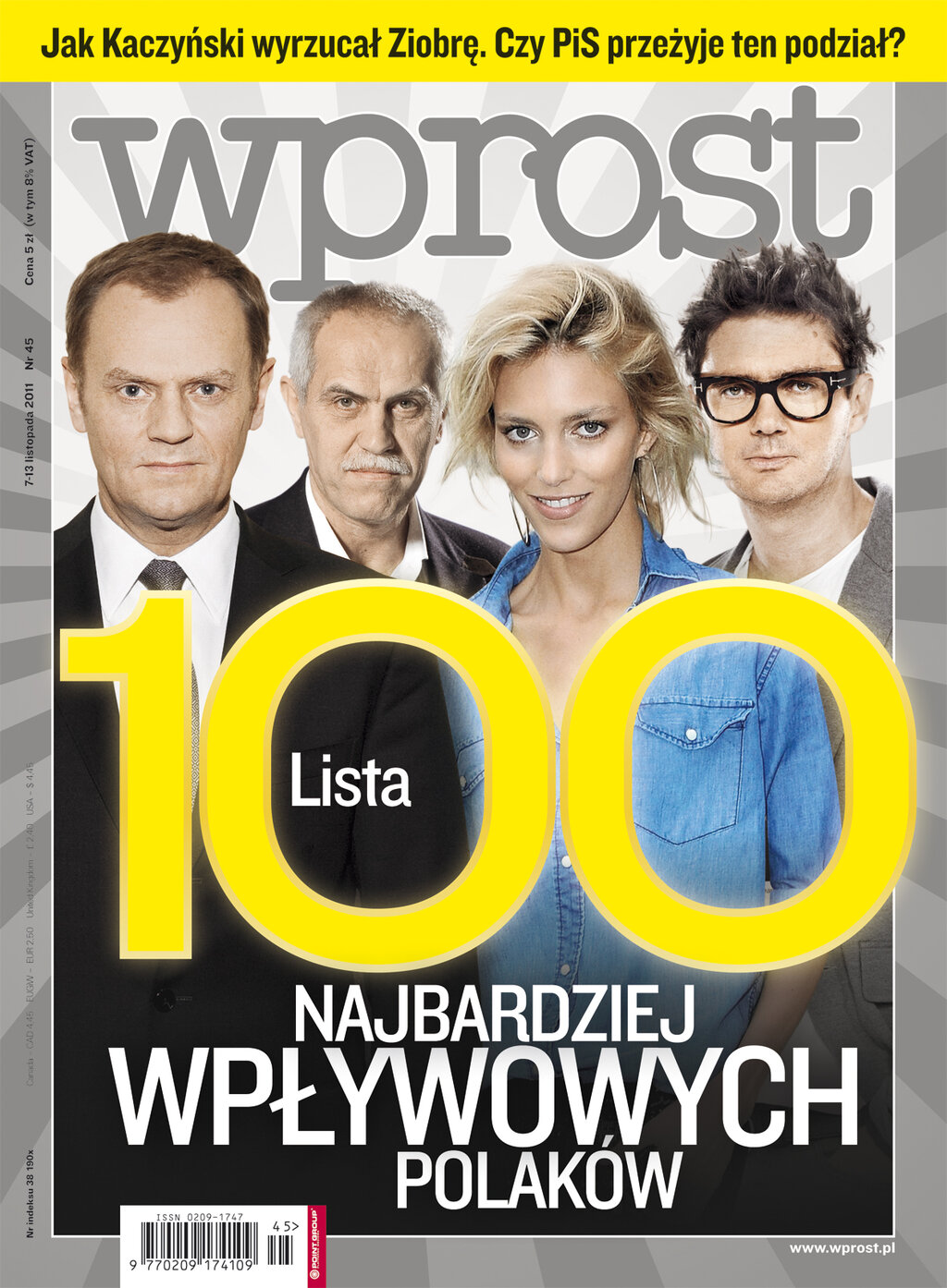 Okładka WPROST NR 45/2011