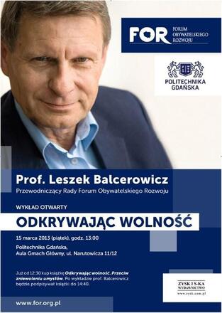 Plakat - zaproszenie na wykład