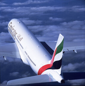 Emirates Airbus A340-500 inflight.jpg