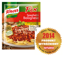 Fix Knorr Spaghetti Bolognese_wyroznienie_Zloty Paragon 2014.png