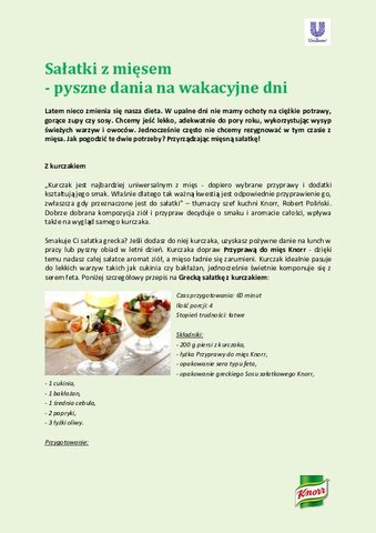 Sałatki z mięsem - pyszne dania na wakacyjne dni.pdf