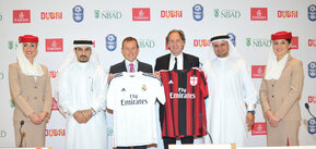 Emirates-and-DTCM-announce-Dubai-Football-Challenge-2014.-Real-Madrid-V-AC-Milan.-Sheikh-Majid-Al-Mualla_-Emirates_-Emilio-Butragueno_-Real-Madrid_-Franco-Baresi_-AC-Milan_-Hamad-Bin-Mejren_-DTCM.jpg