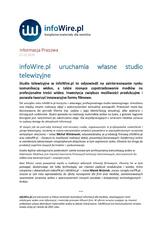 studio telewizyjne infoWire.pl - pressrelease 27.01.2015.pdf