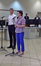 Meeting with journalists in the power plant in Kozienice