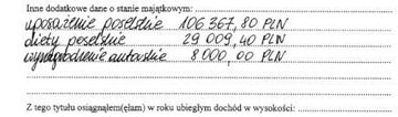 Oświadczenie majątkowe Premiera Donalda Tuska na koniec 2007 r.