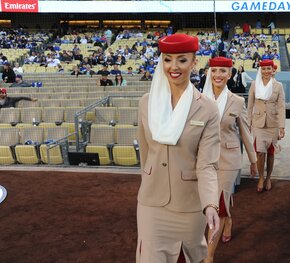 LA-Dodgers-Emirates-Cabin-Crew-Saftey-Inspired-Demonstration-Photo-1.jpg