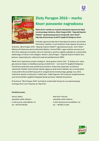 Zloty Paragon 2016_Marka Knorr nagrodzona_inf. prasowa.pdf