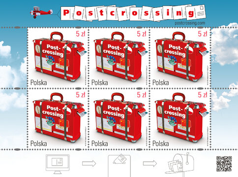 Postcrossing-arkusik znaczków_Poczta Polska.jpg 