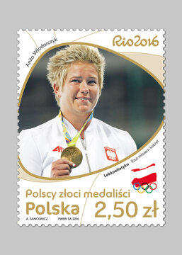 Polscy złoci medaliści_znaczek_Anita Włodarczyk.jpg 