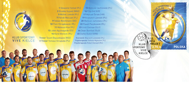 Vive Kielce_koperta FDC 