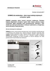 DOMINO dla meblarstwa – dwie nowe kolekcje stylowych uchwytów i gałek.pdf