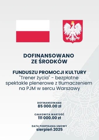 dofinansowano Trener życia