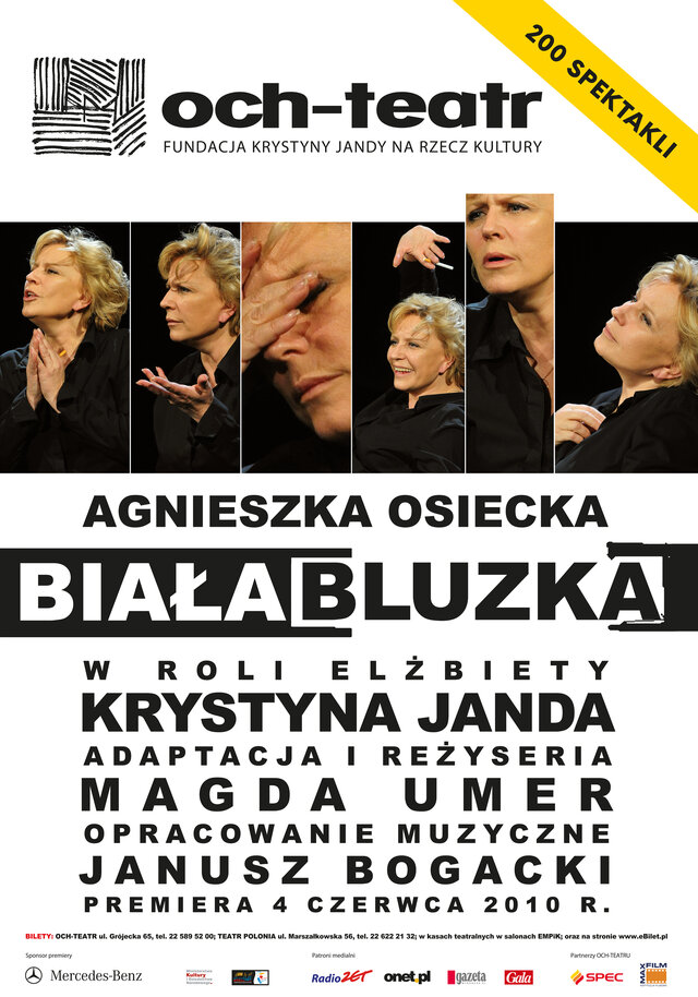 Plakat: BIAŁA BLUZKA