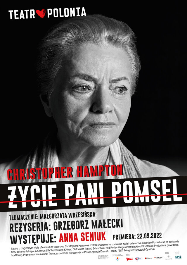 Plakat: ŻYCIE PANI POMSEL