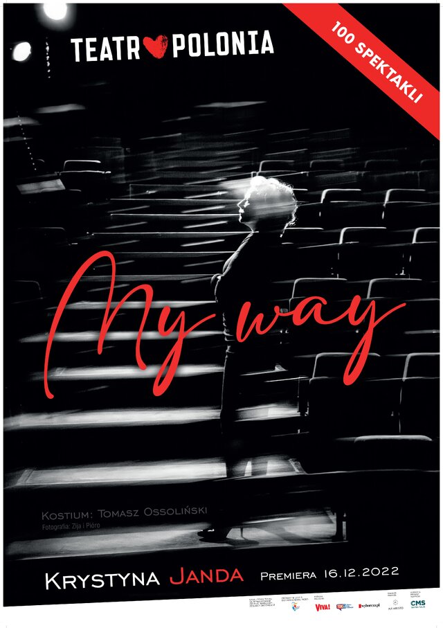 Plakat: MY WAY - monolog Krystyny Jandy