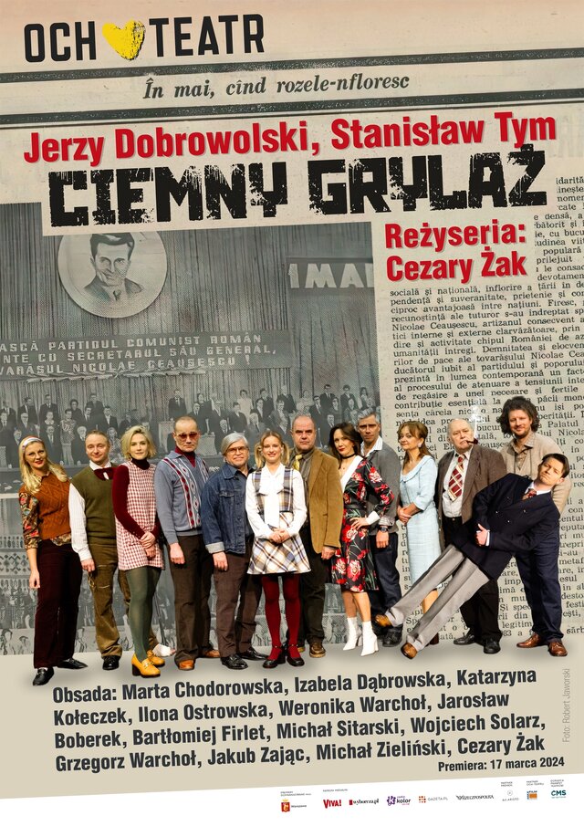Plakat: CIEMNY GRYLAŻ
