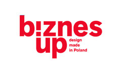 logo BiznesUp! design made in Poland