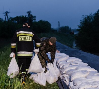 Alarm powodziowy Zawichost - 24.05.2019