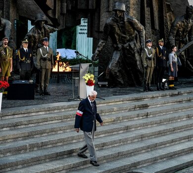 Uroczystości przy pomniku Powstania Warszawskiego - 31.07.2019