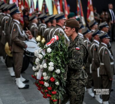 Uroczystości przy pomniku Powstania Warszawskiego - 31.07.2019