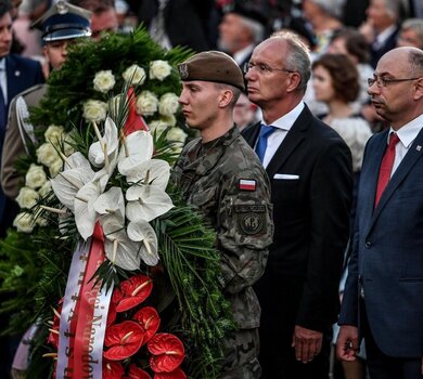 Uroczystości przy pomniku Powstania Warszawskiego - 31.07.2019