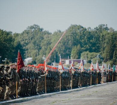 Próba do defilady m. Katowice -  6.08.2019