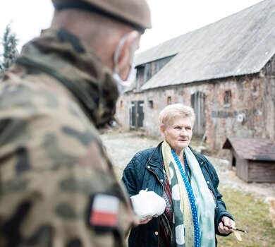 Wsparcie potrzebujących w ramach #OdpornaWiosna, 8 Kujawsko-Pomorska Brygada OT