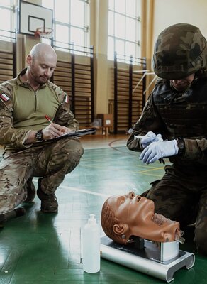 Najlepsi z najlepszych szkolą wojskowych medyków, 9 Łódzka Brygada OT, AWL - 3.04.2020