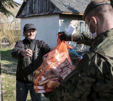 Wsparcie potrzebujących w ramach operacji #OdpornaWiosna, 2 Lubelska Brygada OT