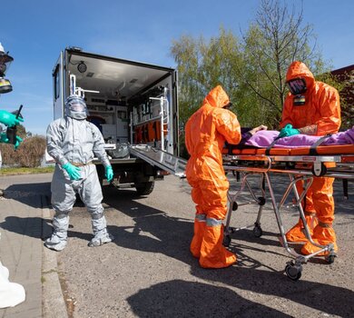 Ewakuacja Domu Pomocy Społecznej SALUS w Kaliszu, 12 Wielkopolska Brygada OT