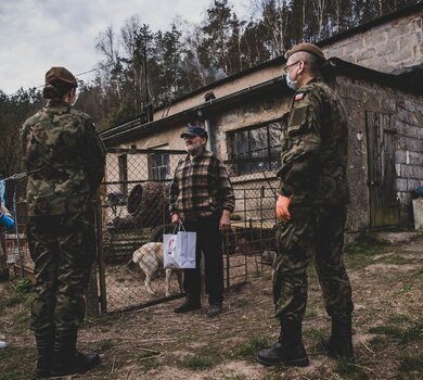 Wsparcie potrzebujących w ramach #OdpornaWiosna, 8 Kujawsko-Pomorska Brygada OT